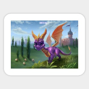 Spyro the dragon Sticker